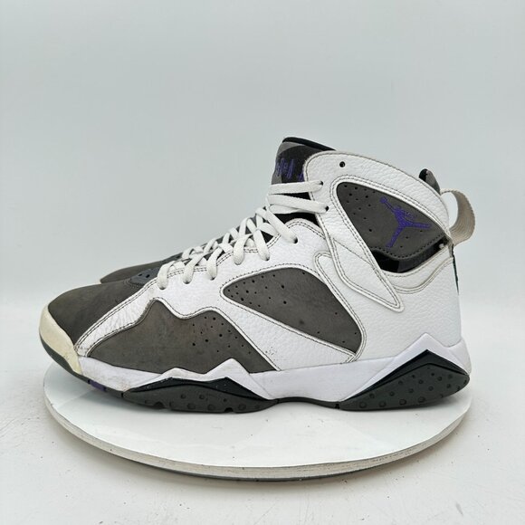 Nike Air Jordan 7 Retro Flint Men Size 11 CU9307-100 Gray White Black Shoes - Picture 1 of 11